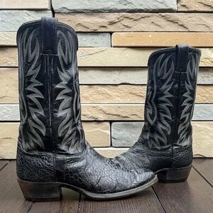 Vintage Justin • Sea Turtle • Men’s 10.5 EE Vintage Cowboy Boots Exotic